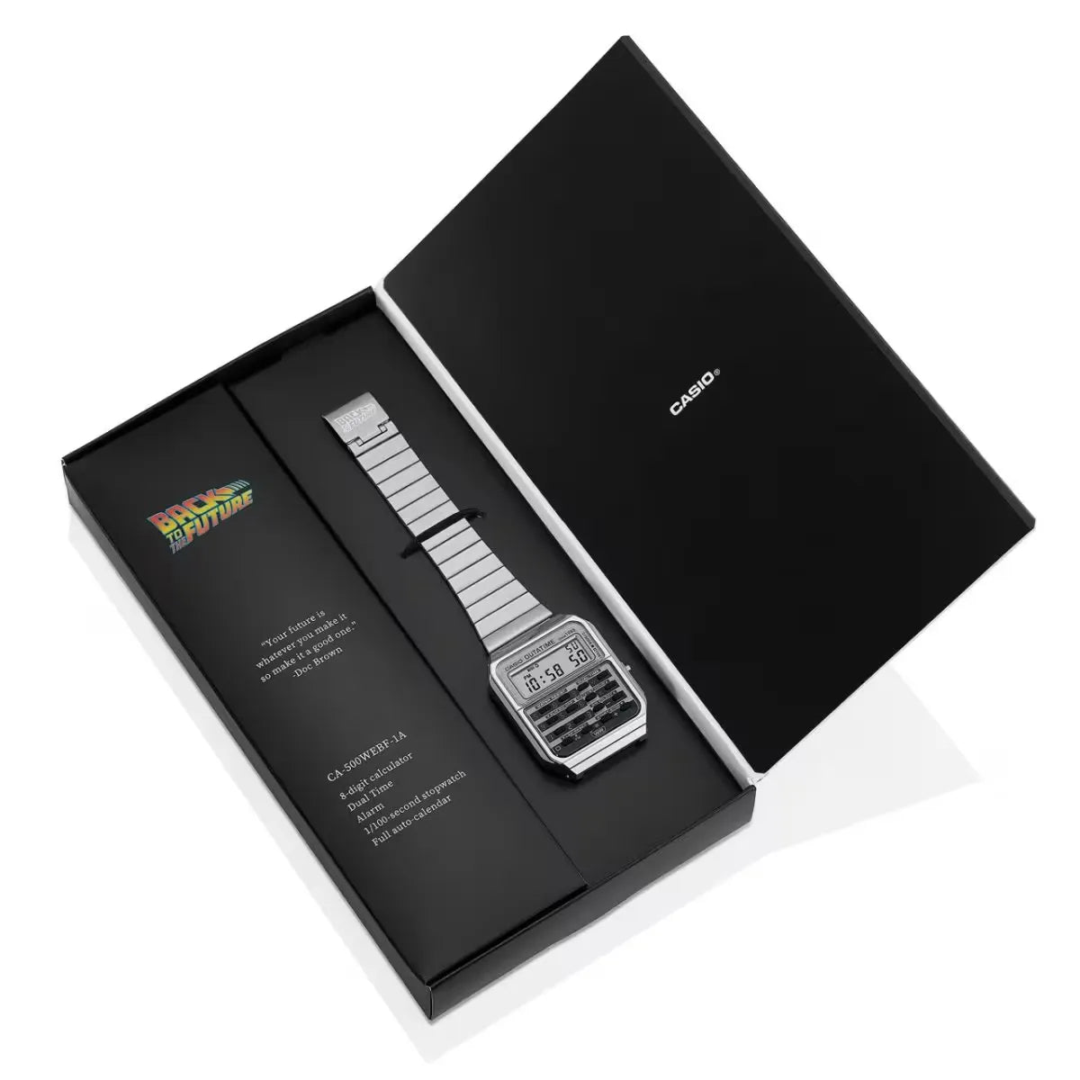 Orologio Casio Vintage CA-500 x Ritorno al Futuro | Edizione Limitata CA-500WEBF-1A - OROLOGIO