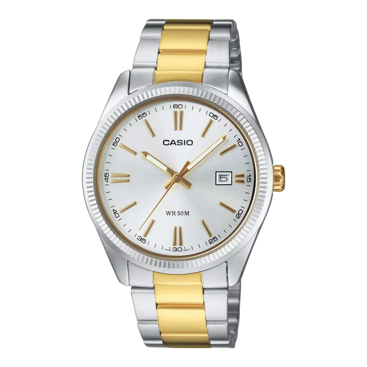 Orologio Classico Uomo Casio MTP-1302PSG-7AVW Acciaio Bicolore Oro/Argento - OROLOGIO