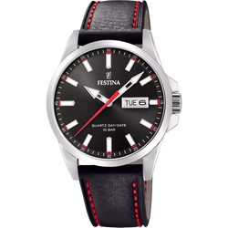 Orologio Classics Nero con Cinturino in Pelle - OROLOGIO
