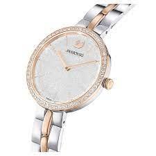 Orologio Cosmopolitan Fabbricato in Svizzera, Bracciale di metallo, Bianco, Finitura in tono oro rosa