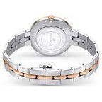 Orologio Cosmopolitan Fabbricato in Svizzera, Bracciale di metallo, Bianco, Finitura in tono oro rosa