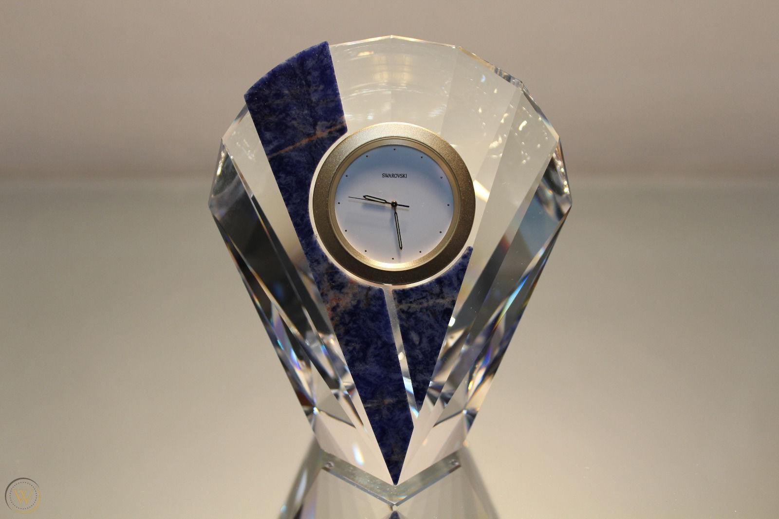 OROLOGIO DA TAVOLO CURACAO IN CRISTALLO SWAROVSKI