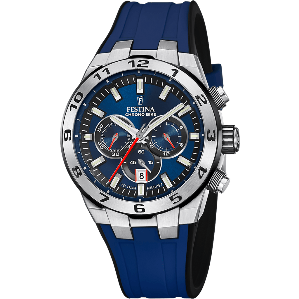 Orologio da Uomo Festina Chrono Bike Blu con Cinturino in Gomma