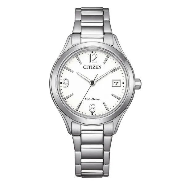 Orologio Donna Citizen Eco-Drive FE6121-67A Lady Sporty – Acciaio e Quadrante Bianco - OROLOGIO