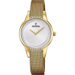 Orologio Donna Festina Mademoiselle F20495/1 Argento e Zirconi con Cinturino in Acciaio - OROLOGIO