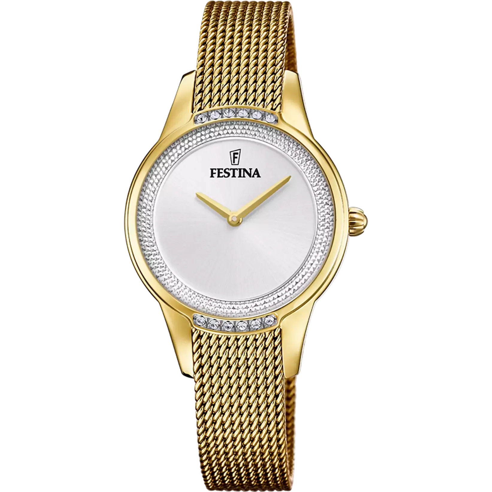 Orologio Donna Festina Mademoiselle F20495/1 Argento e Zirconi con Cinturino in Acciaio - OROLOGIO