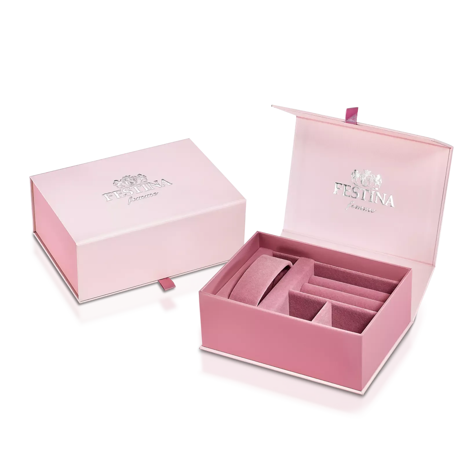 Orologio Donna Festina Mademoiselle F20495/1 Argento e Zirconi con Cinturino in Acciaio - OROLOGIO