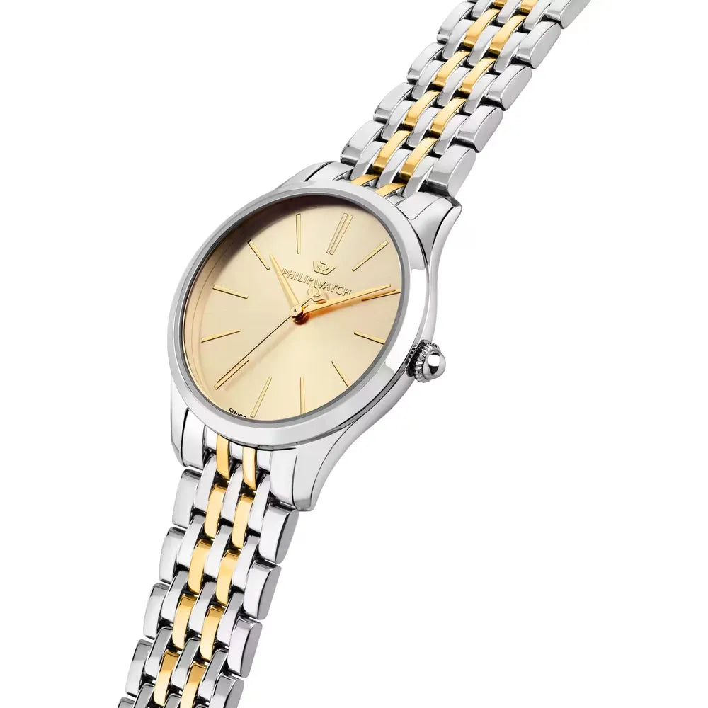 Orologio Donna Philip Watch Grace Bicolore (Oro/Argento) - R8253208527 - OROLOGIO