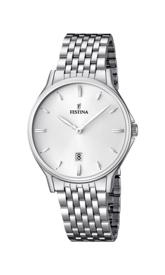 OROLOGIO FESTINA ,ACCIAO CLASSICO ,COLORE ARGENTO