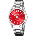 OROLOGIO FESTINA ALEGRIA F20622/B ROSSO BRACCIALE IN ACIAIO, DONNA