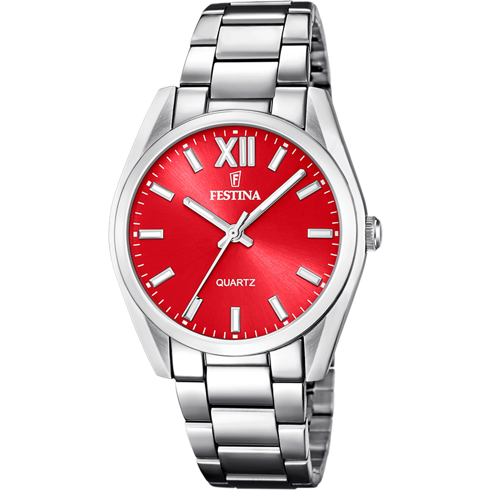 OROLOGIO FESTINA ALEGRIA F20622/B ROSSO BRACCIALE IN ACIAIO, DONNA