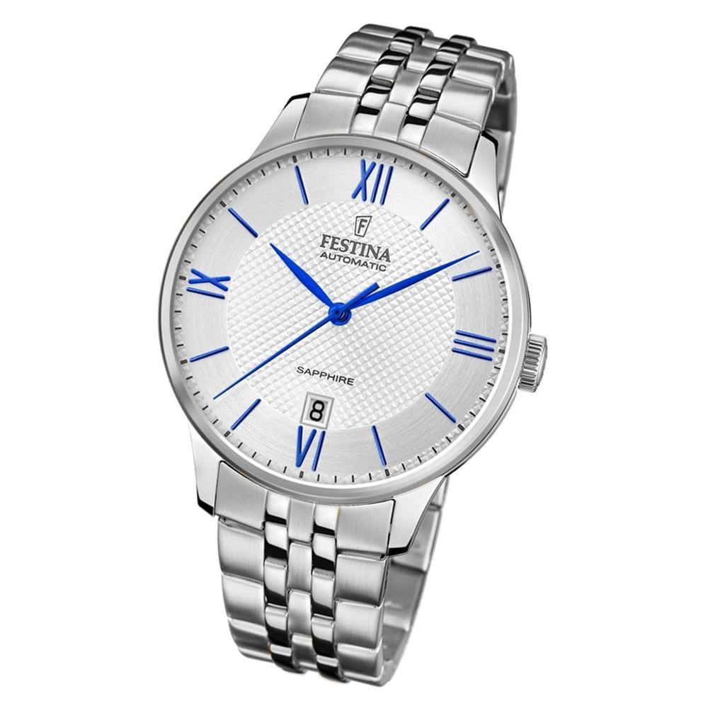 OROLOGIO FESTINA AUTOMATIC F20482/1 ARGENTO CINTURINO ACCIAIO, UOMO