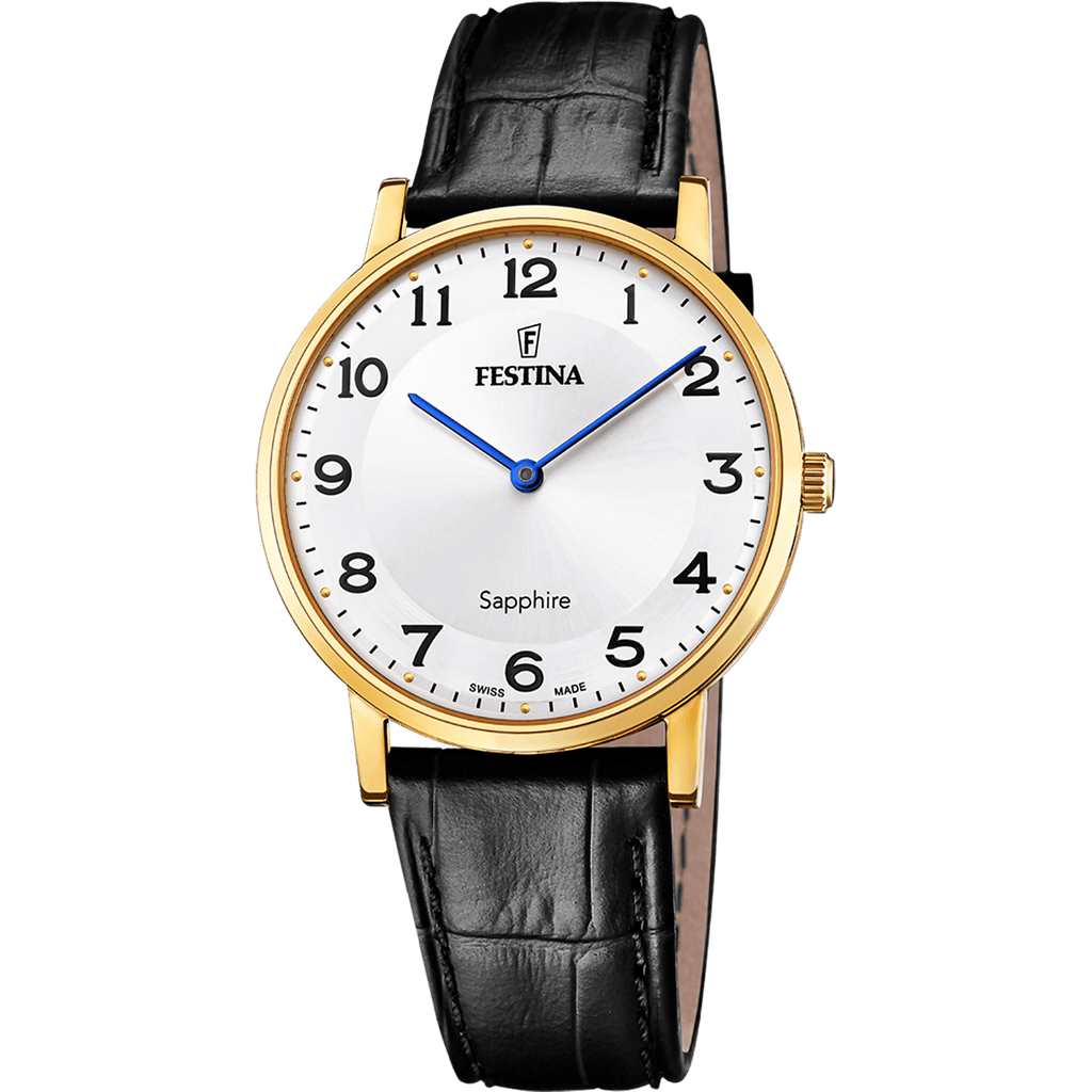 OROLOGIO FESTINA BLANCO CINGHIA PELLE, UOMO