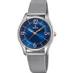 OROLOGIO FESTINA BLU CINTURINO IN ACCIAIO, DONNA