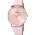 OROLOGIO FESTINA BOYFRIEND F20371/2 CON CINTURINO IN PELLE ROSA, DONNA.