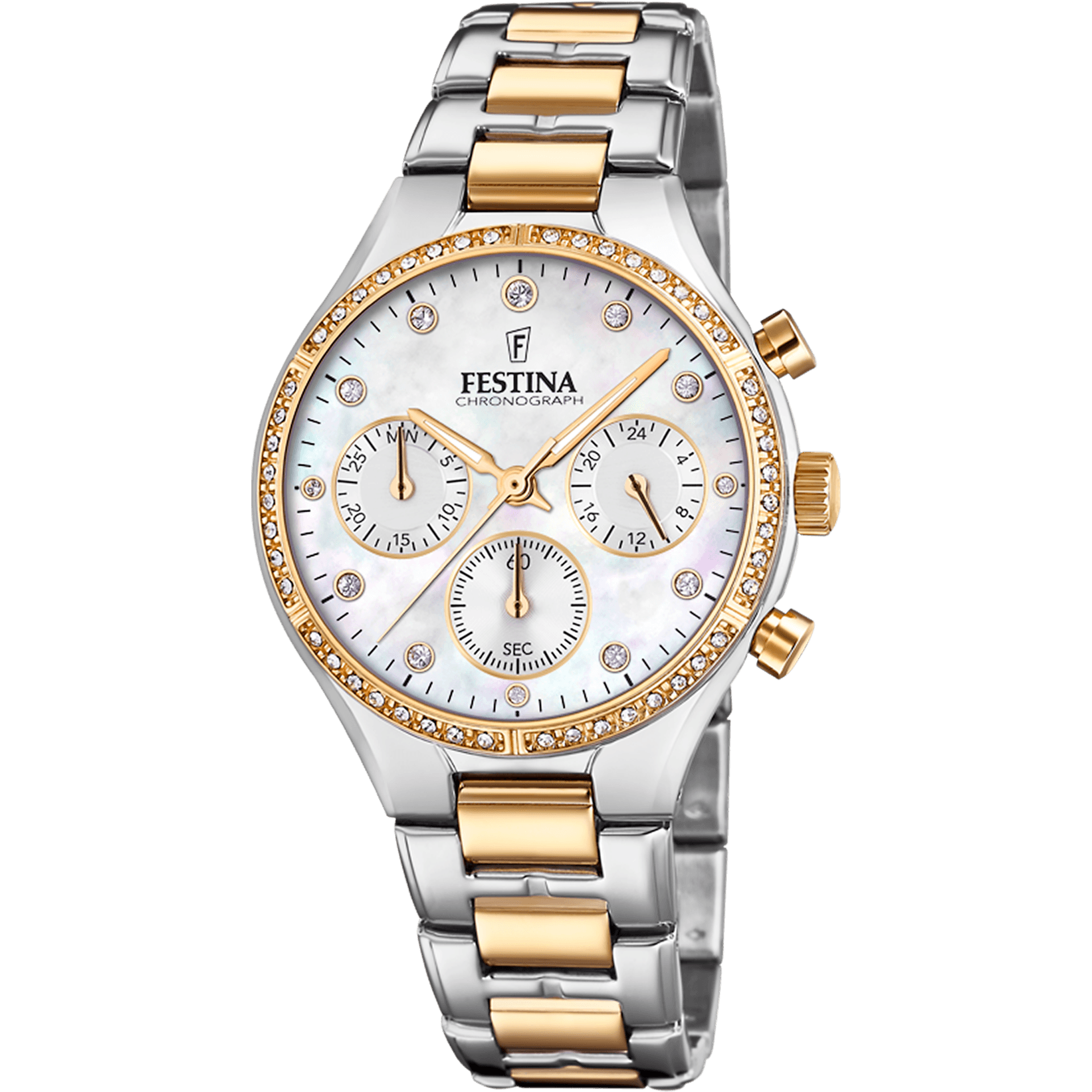 OROLOGIO FESTINA BOYFRIEND F20402/1 MADREPERLA BRACCIALE IN ACIAIO, DONNA