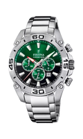 OROLOGIO FESTINA CHRONO BIKE 2021 F20543/3 VERDE BRACCIALE IN ACIAIO, UOMO