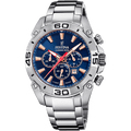 OROLOGIO FESTINA CHRONO BIKE 2021 F20543/4 BLU CINTURINO IN ACCIAIO, UOMO