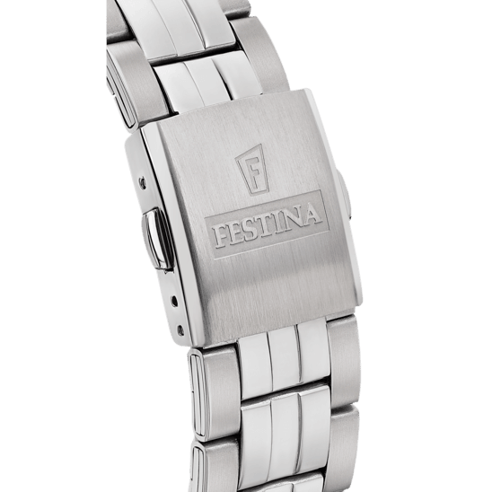 OROLOGIO FESTINA CLASSICS F20425/6 NERO CINTURINO IN ACCIAIO, UOMO