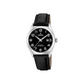 OROLOGIO FESTINA COLLEZIONE ACCIAIO CLASSICO F20446/3 COLORE NERO, CINTURINO IN PELLE, UOMO