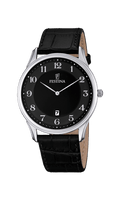 OROLOGIO FESTINA COLLEZIONE CINTURINO CLASSICO F6851/4 COLORE NERO, CINTURINO IN PELLE, UOMO