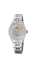 OROLOGIO FESTINA COLLEZIONE SWISS MADE COLORE GRIGIO, BRACCIALE IN ACCIAIO, DONNA