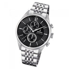 OROLOGIO FESTINA COLLEZIONE TIMELESS CRONOGRAFO F20285/4 COLORE NERO, BRACCIALE IN ACCIAIO, UOMO