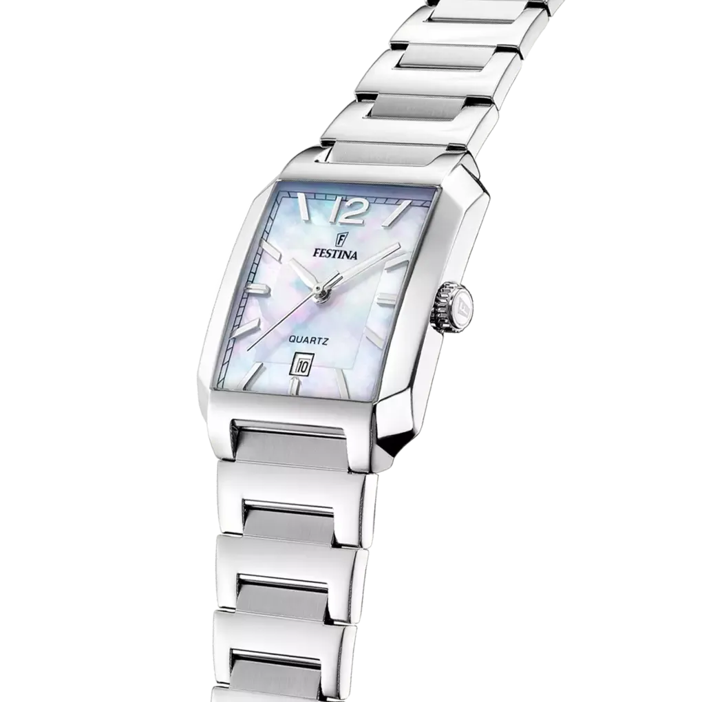 Orologio Festina Donna F20679/2 Rettangolare - Quadrante in Madreperla Beige - OROLOGIO