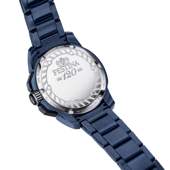 OROLOGIO FESTINA EDIZIONI SPECIALI F20643/1 BLU CINTURINO IN ACCIAIO INOSSIDABILE 316L, UOMO.
