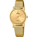 OROLOGIO FESTINA F20023/2 CHAMPAGNE CINTURINO IN ACCIAIO DONNA - OROLOGIO