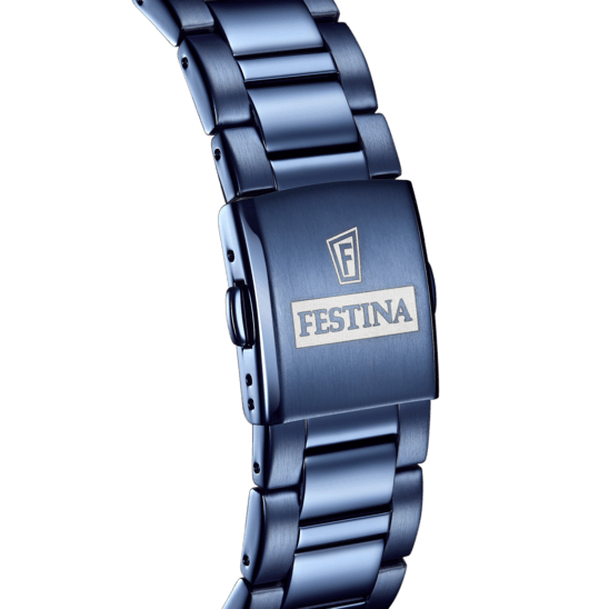 OROLOGIO FESTINA F20576/1 BLU CINTURINO IN ACCIAIO, UOMO