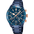 OROLOGIO FESTINA F20576/1 BLU CINTURINO IN ACCIAIO, UOMO