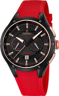 OROLOGIO FESTINA IN GOMMA ROSSO QUADRANTE NERO