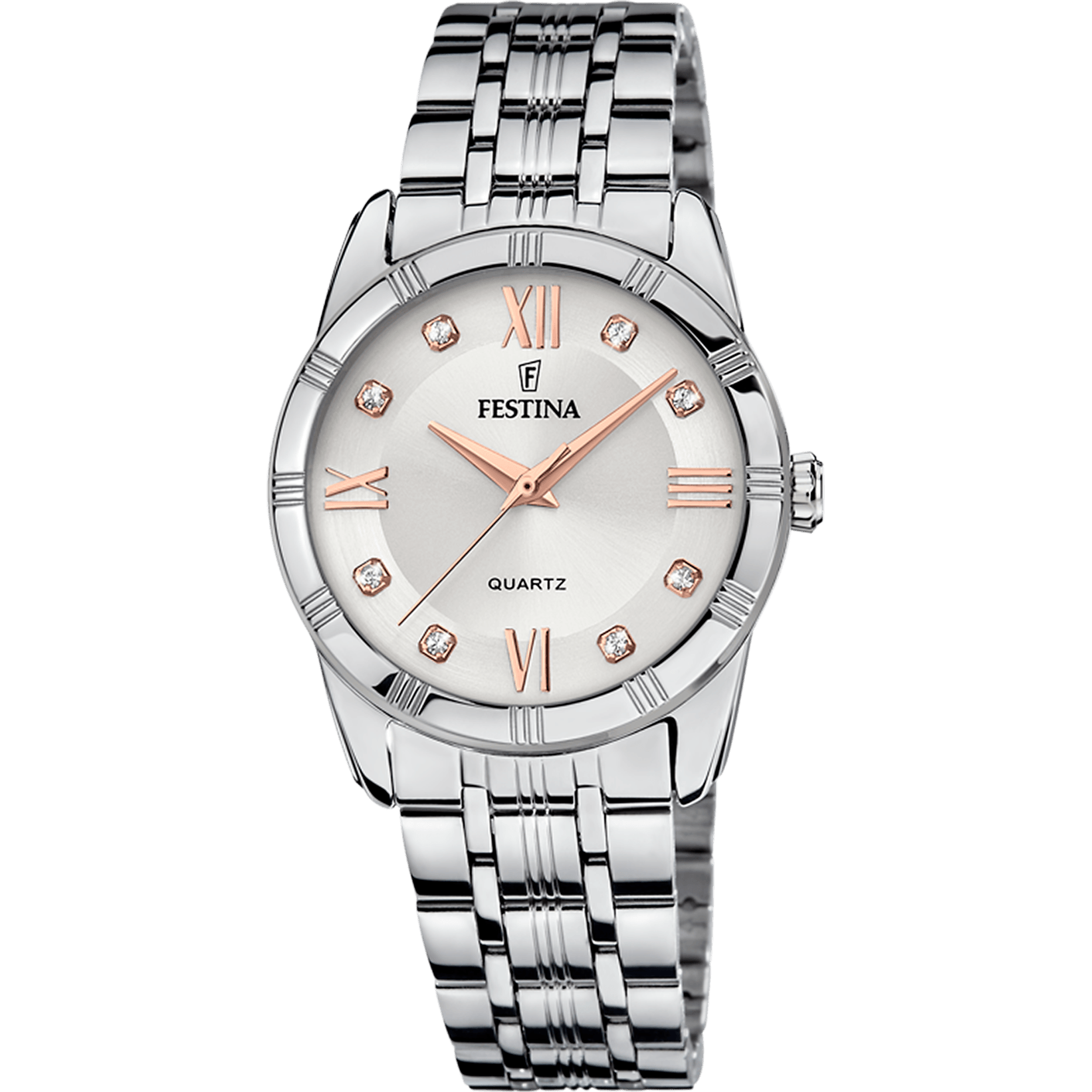 OROLOGIO FESTINA MADEMOISELLE F16940/B ARGENTO CON CINTURINO IN ACCIAIO, DONNA