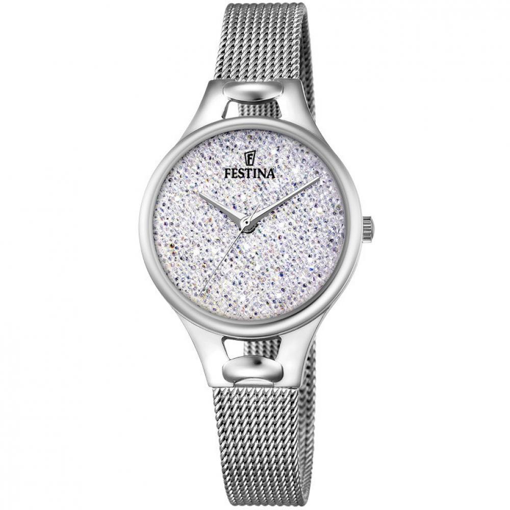 OROLOGIO FESTINA MADEMOISELLE F20331/1 ARGENTO CINTURINO ACCIAIO, DONNA