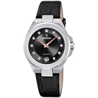 OROLOGIO FESTINA MADEMOISELLE F20701/5 NERO CINGHIA PELLE DONNA - OROLOGIO