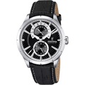 OROLOGIO FESTINA RETRO F16573/3 NERO CINTURINO IN PELLE, UOMO