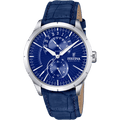 OROLOGIO FESTINA RETRO F16573/7 BLU CINTURINO IN PELLE, UOMO