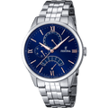 OROLOGIO FESTINA RETRO F16822/3 AZZURO CINTURINO ACCIAIO, UOMO