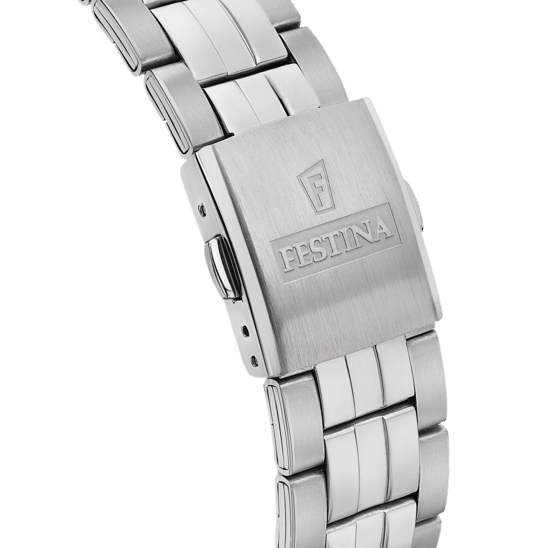 OROLOGIO FESTINA RETRO F16822/4 NERO CINTURINO IN ACCIAIO, UOMO