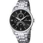 OROLOGIO FESTINA RETRO F16822/4 NERO CINTURINO IN ACCIAIO, UOMO