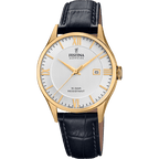 OROLOGIO FESTINA SWISS MADE F20010/2 ARGENTO CINTURINO IN PELLE, UOMO