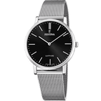 OROLOGIO FESTINA SWISS MADE F20014/3 NERO BRACCIALE IN ACIAIO, UOMO