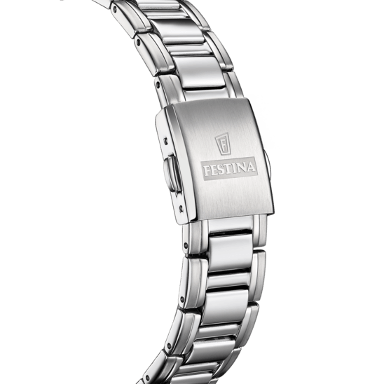 OROLOGIO FESTINA SWISS SWISS MADE VERDE CINGHIA ACCIAIO INOSSIDABILE 316L, UOMO