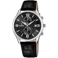 OROLOGIO FESTINA TIMELESS CHRONOGRAPH F6855/8 NERO CINTURINO PELLE, UOMO
