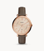 OROLOGIO FOSSIL , DONNA IN PELLE GRIGIA