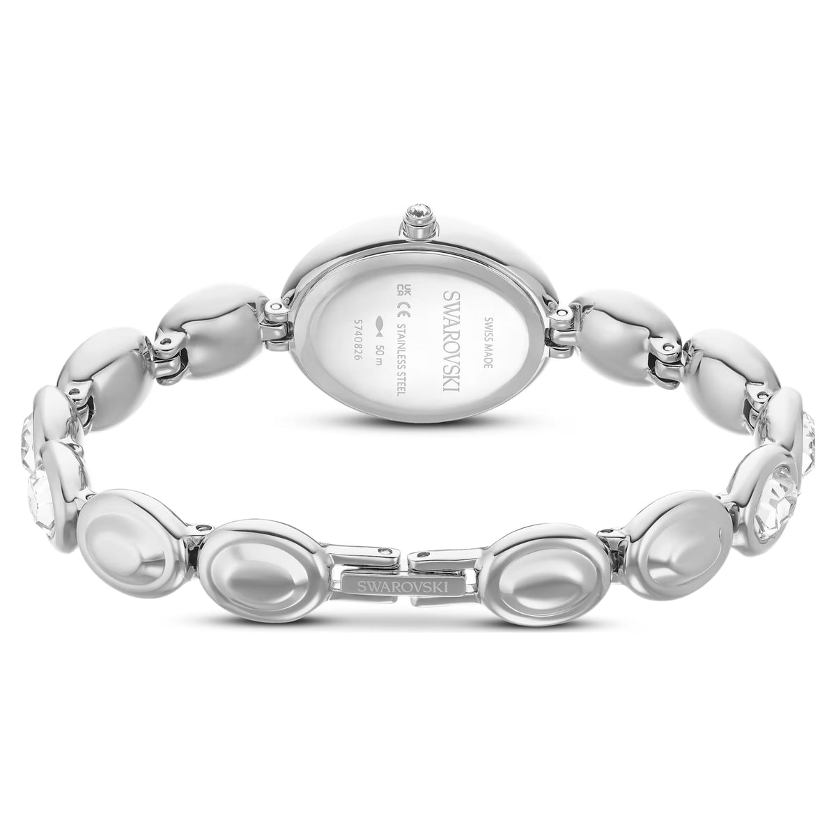 Orologio Imber oval Fabbricato in Svizzera, Bracciale di metallo, Tono argentato, Acciaio inossidabile