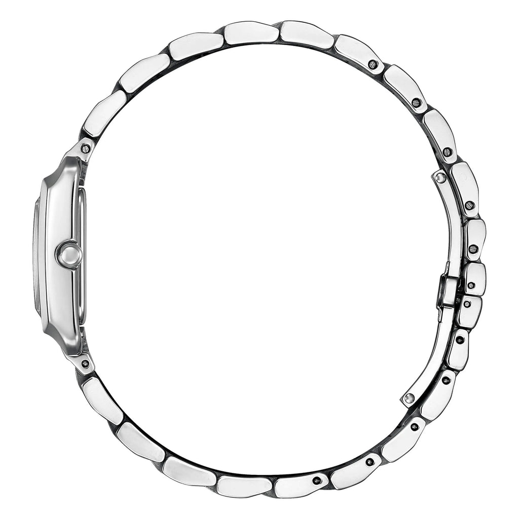 Orologio Lady Square Eco-Drive in Acciaio e Zaffiro EW5600-87D - OROLOGIO