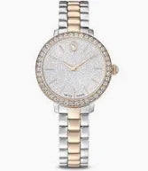 Orologio Matrix 3-link Fabbricato in Svizzera Bracciale di metallo Tono argentato Finitura in tono oro rosa - OROLOGIO