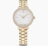 Orologio Matrix 3-link FFabbricato in Svizzera Bracciale di metallo Tono dorato Finitura in tonalità champagne dorato